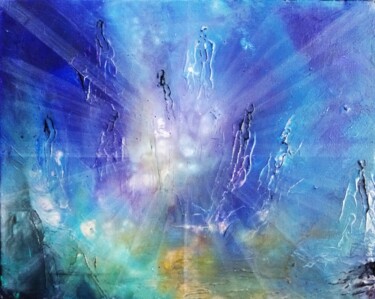 Painting titled "Energie I" by Nahalah, Original Artwork, Acrylic