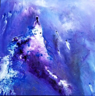Peinture intitulée "Ascension II" par Nahalah, Œuvre d'art originale, Acrylique