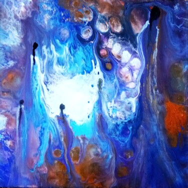 Painting titled "Concertation" by Nahalah, Original Artwork, Acrylic
