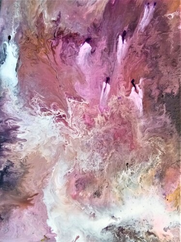 Peinture intitulée "Emergence II" par Nahalah, Œuvre d'art originale, Acrylique