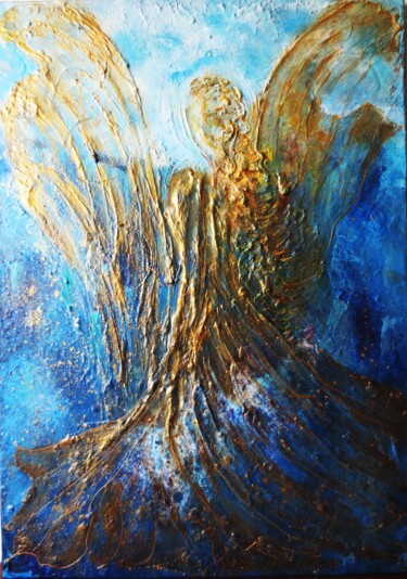 Pintura titulada "Angel I" por Nahalah, Obra de arte original, Acrílico