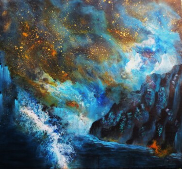 Картина под названием "Le Passage" - Nahalah, Подлинное произведение искусства, Акрил