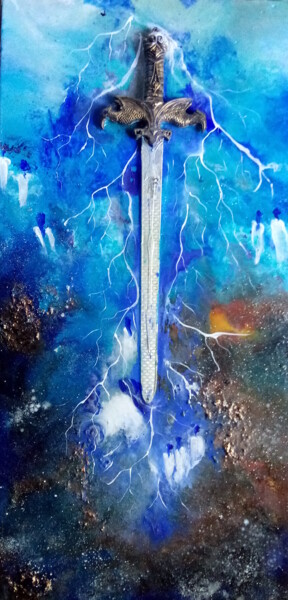 Pintura intitulada "The Sword" por Nahalah, Obras de arte originais