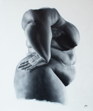 Peinture intitulée "Abjection I" par Naïs Philip, Œuvre d'art originale, Huile
