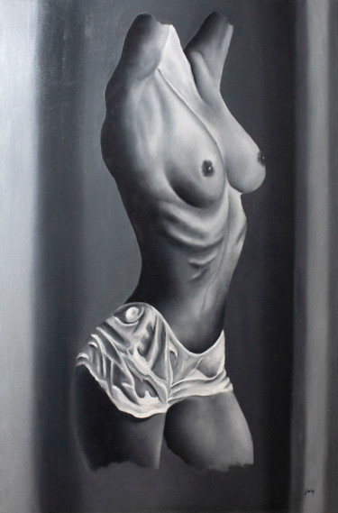Peinture intitulée "Hétérogène" par Naïs Philip, Œuvre d'art originale, Huile