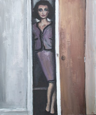 Painting titled "Doors" by Marina Islamova, Original Artwork