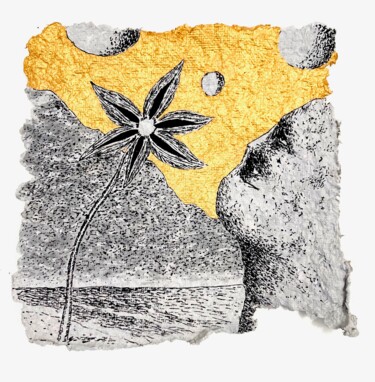 Dessin intitulée "La première histoir…" par Bertrand Naivin, Œuvre d'art originale, Encre