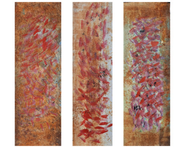 Mille baisers gravés Painting titled "Mille baisers gravés" by Nalac, Original Art, Acrylic