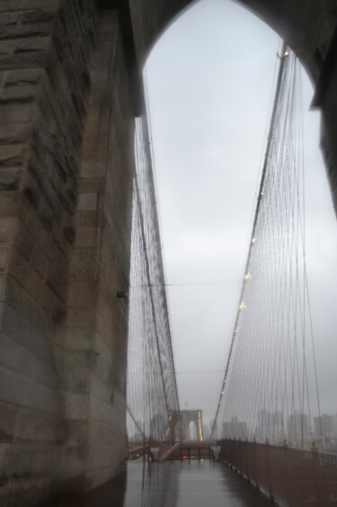 Photographie intitulée "Brooklyn Bridge 7" par Nana Plamadeala-Kiritchenko, Œuvre d'art originale, Photographie non manipulée