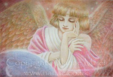 Drawing titled "Uriel" by Nanae Miller, Original Artwork, Other