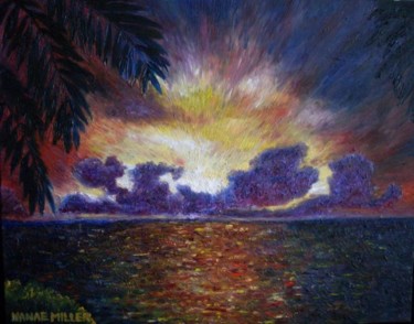 Drawing titled "SunsetSunrise" by Nanae Miller, Original Artwork, Other