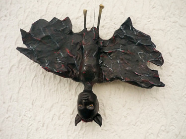 Sculpture titled "Vampire" by Nancy Cardinal, Original Artwork, Mixed Media