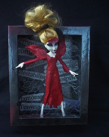 Скульптура под названием "Fée la révolution" - Nancy Cardinal, Подлинное произведение искусства, Мультимедиа