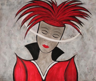 Painting titled "Confinement" by Nancy Cardinal, Original Artwork, Acrylic