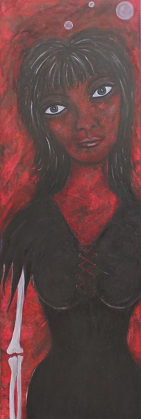 Peinture intitulée "La déconfite et ses…" par Nancy Cardinal, Œuvre d'art originale, Huile