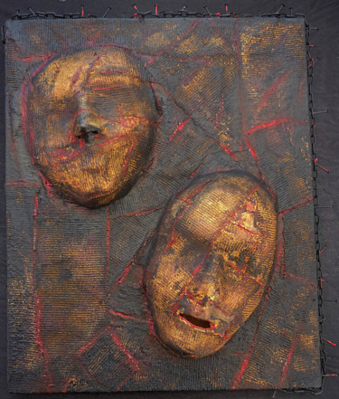 Sculpture intitulée "Duo" par Nancy Cardinal, Œuvre d'art originale, Autre