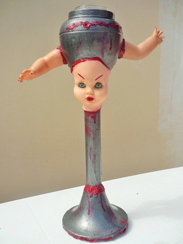 Скульптура под названием "Alien" - Nancy Cardinal, Подлинное произведение искусства, Мультимедиа