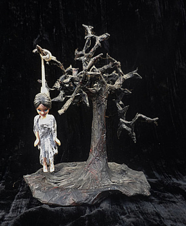 Скульптура под названием "Solstice d'automne" - Nancy Cardinal, Подлинное произведение искусства, Мультимедиа
