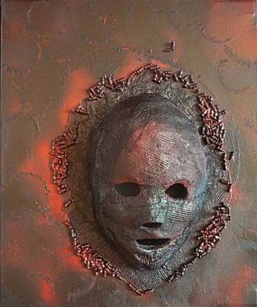 Sculpture titled "Mort" by Nancy Cardinal, Original Artwork, Other
