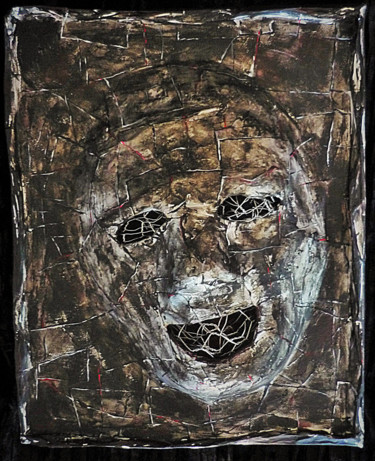 Escultura intitulada "Masque de fer" por Nancy Cardinal, Obras de arte originais, Outro