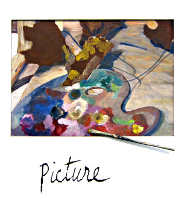 「Picture」というタイトルの絵画 Nancy Fruchtman (Taya)によって, オリジナルのアートワーク, アクリル