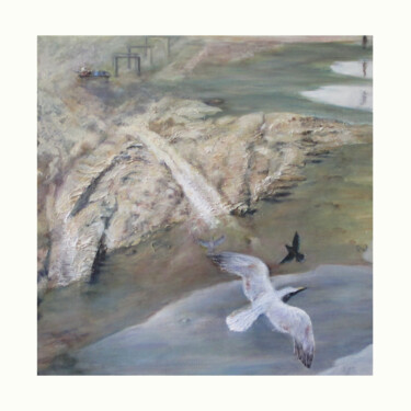 Malerei mit dem Titel "beach-birds-2.jpg" von Nancy Fruchtman (Taya), Original-Kunstwerk, Acryl