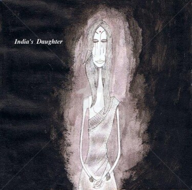 Pintura titulada "India's Daughter" por Nancy Van Reeth, Obra de arte original, Otro
