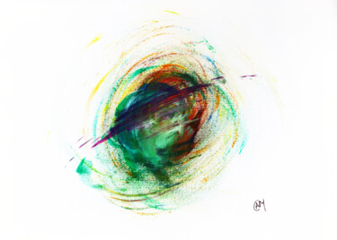 Peinture intitulée "The Cosmos" par Nancy A-Mechrek, Œuvre d'art originale, Acrylique