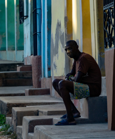 Fotografía titulada "Cuban portrait" por Nancy Axelrod, Obra de arte original, Fotografía digital