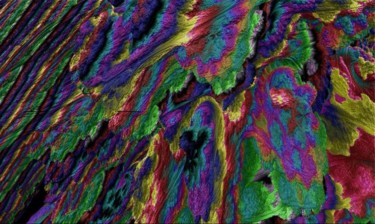 Digital Arts titled "colorful cave 34" by Nancy Forever, Original Artwork, Digital Painting
