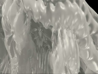 Digital Arts titled "ice" by Nancy Forever, Original Artwork, 3D Modeling