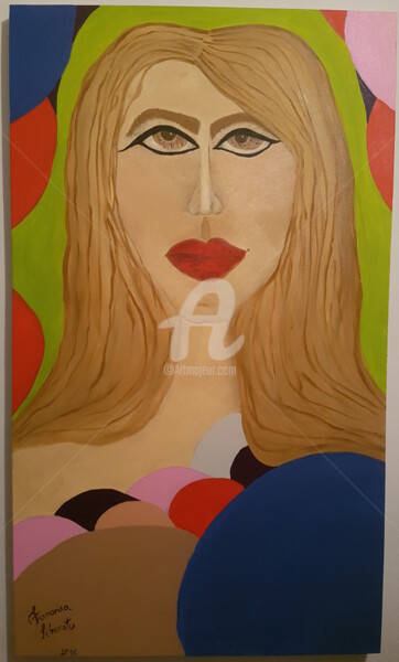 Painting titled "androgina.jpg" by Fernanda Liberato, Original Artwork, Oil