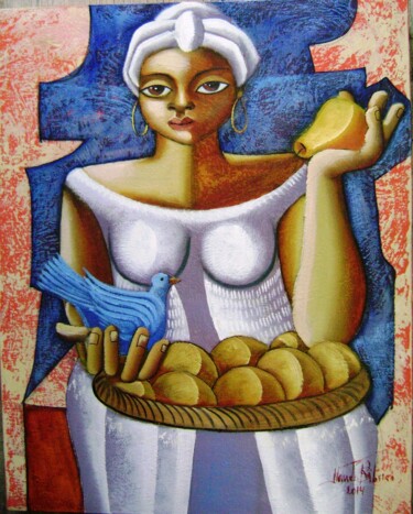 Pintura intitulada "bai.jpg" por Nando Ribeiro, Obras de arte originais
