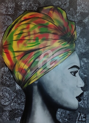 Painting titled "Judya" by Nanoab, Original Artwork, Acrylic