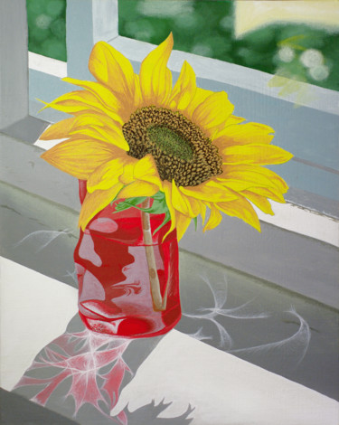 Peinture intitulée "Sunny day" par Eva Shu, Œuvre d'art originale, Acrylique Monté sur Carton