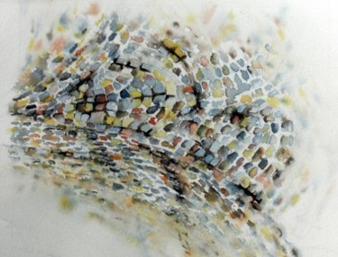 Peinture intitulée "galets" par Nanou Marange, Œuvre d'art originale