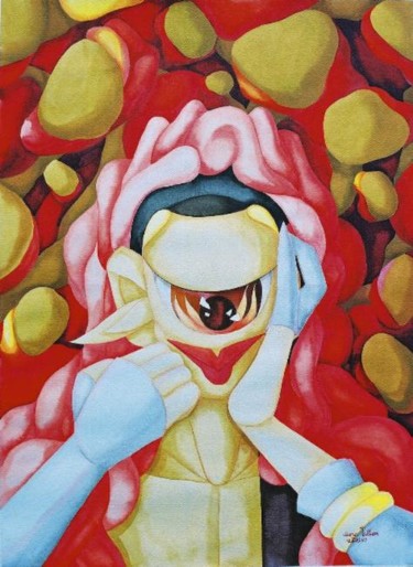 Painting titled "Wickedness 2" by Nantana, Original Artwork