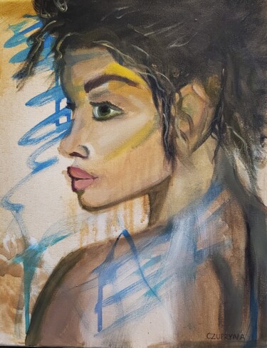 Картина под названием "Resolved" - Naomi Czupryna, Подлинное произведение искусства, Масло