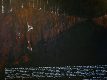 Peinture intitulée "Carnages II" par Naomi Dewdney, Œuvre d'art originale, Acrylique