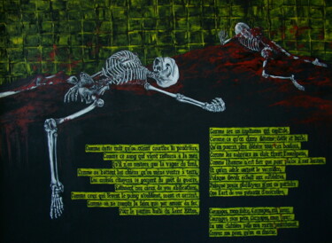 Pittura intitolato "Carnages III" da Naomi Dewdney, Opera d'arte originale, Acrilico