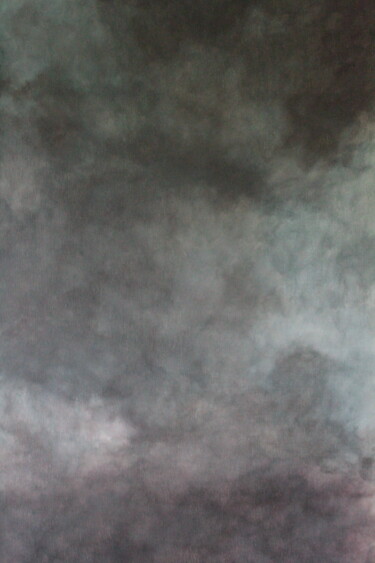 Peinture intitulée "Nuages, sujet 5" par Naomi Dewdney, Œuvre d'art originale, Acrylique