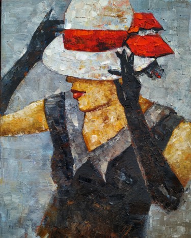 Painting titled "Small pictures seri…" by Narek, Original Artwork, Oil Mounted on Wood Stretcher frame