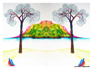 Painting titled "landscapeweb.jpg" by Narendraraghunath, Original Artwork