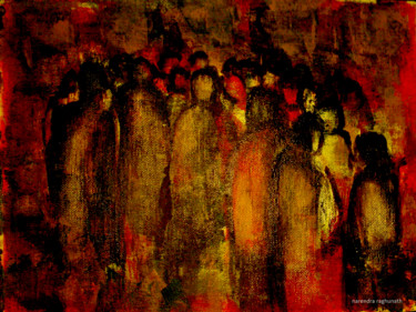 Installation titled "crowd" by Narendraraghunath, Original Artwork