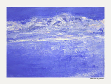 Painting titled "mountain" by Narendraraghunath, Original Artwork