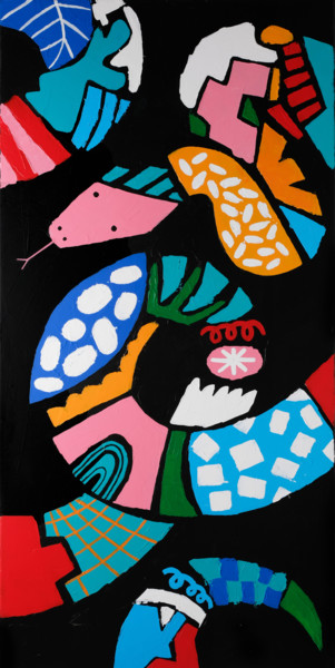 Wisdom Peinture intitulée "Wisdom" par Elena Naritsyna, Œuvre d'art originale, Acrylique
