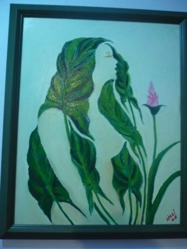 "yaprak kadın" başlıklı Tablo Naci Yeni̇Er tarafından, Orijinal sanat