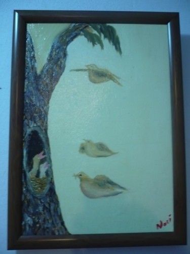 "kadın (kuş)" başlıklı Tablo Naci Yeni̇Er tarafından, Orijinal sanat