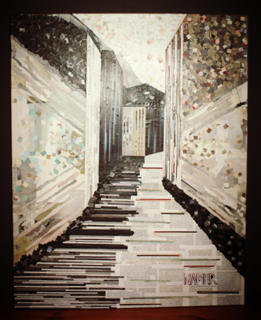 Collages titled "Namur, Ruelle des T…" by Nash, Original Artwork