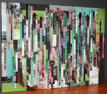 Collages intitulée "Rencontre" par Nash, Œuvre d'art originale